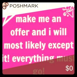 ‼️ALL OFFERS WELCOME‼️‼️🎉